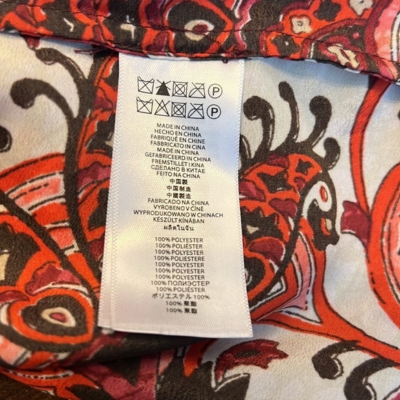 Micheal Kors Boho Fringe Shirt, Sz. M. - Picture 8 of 9